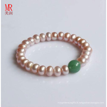 8-9mm Lavande Fashion Stretched Pearl Bacelet